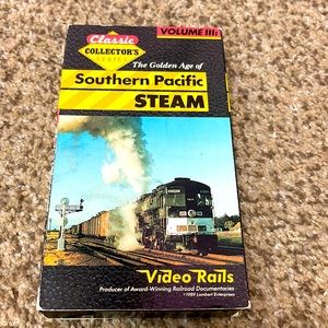 The golden age of southern, pacific steam, VHS videotape